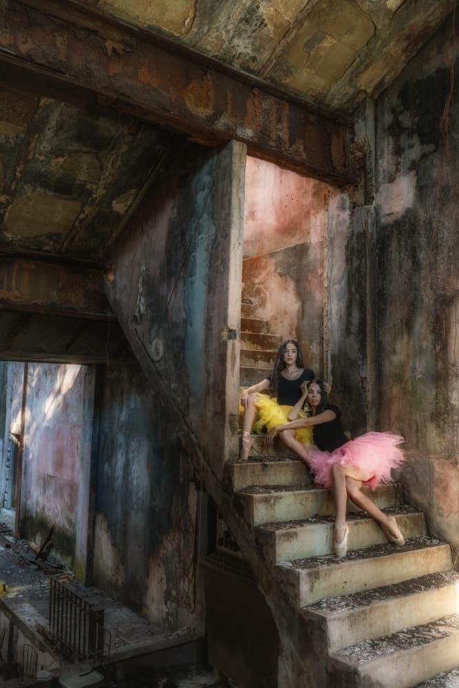 Ballet in Abandoned Beauty by Trevor Cole — canvas wall art