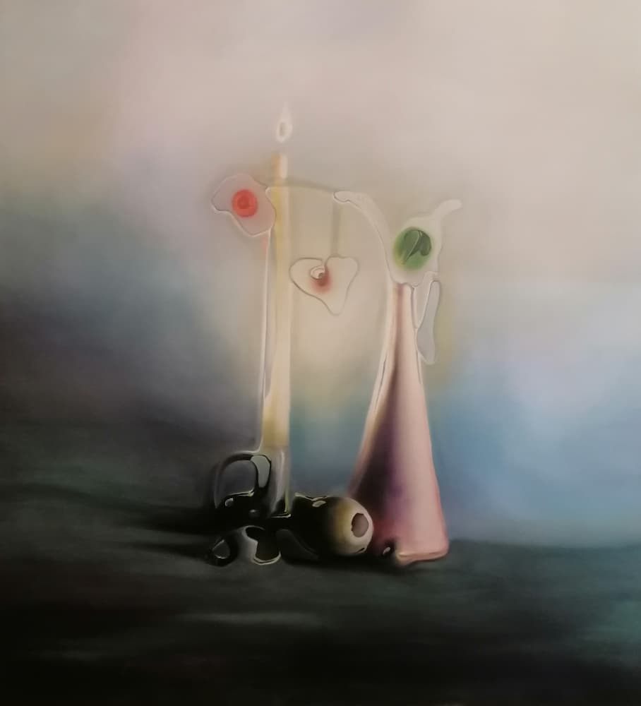 Ethereal Candle Still Life by Stefano Mazzolini — canvas wall art
