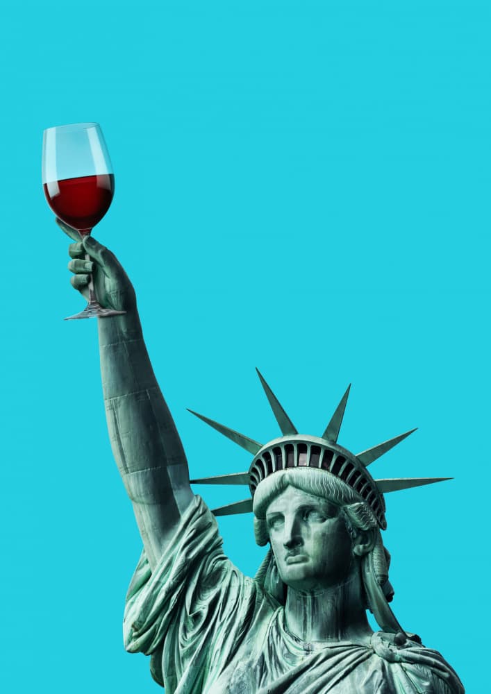Statue of Liberty Cheers by Artem Pozdniakov — canvas wall art