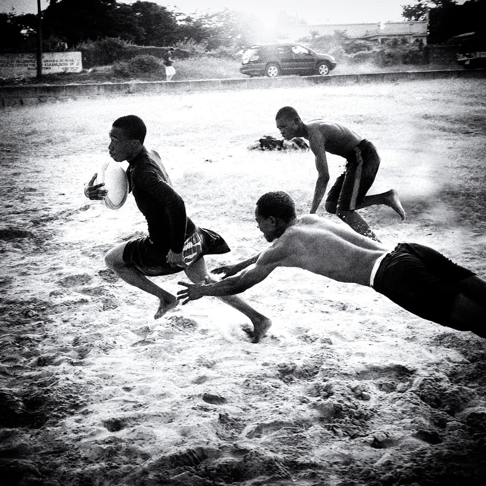 Dynamic Rugby Play by Marcel Rebro — canvas wall art