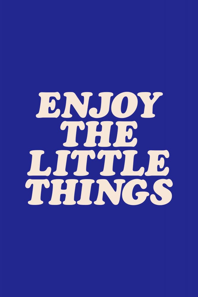 Enjoy Little Things by Brett Wilson — canvas wall art