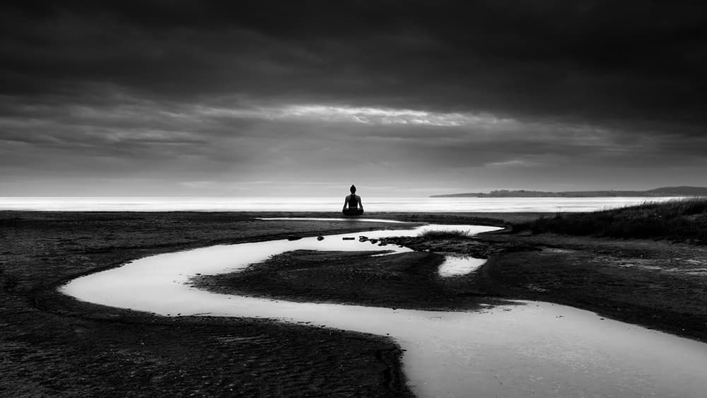Peaceful Ocean Meditation by George Digalakis — canvas wall art