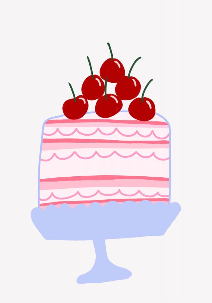 Pink Cake by Athene Fritsch — canvas wall art