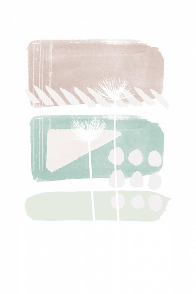 Gentle Abstract Botanicals by Sally Ann Moss — canvas wall art