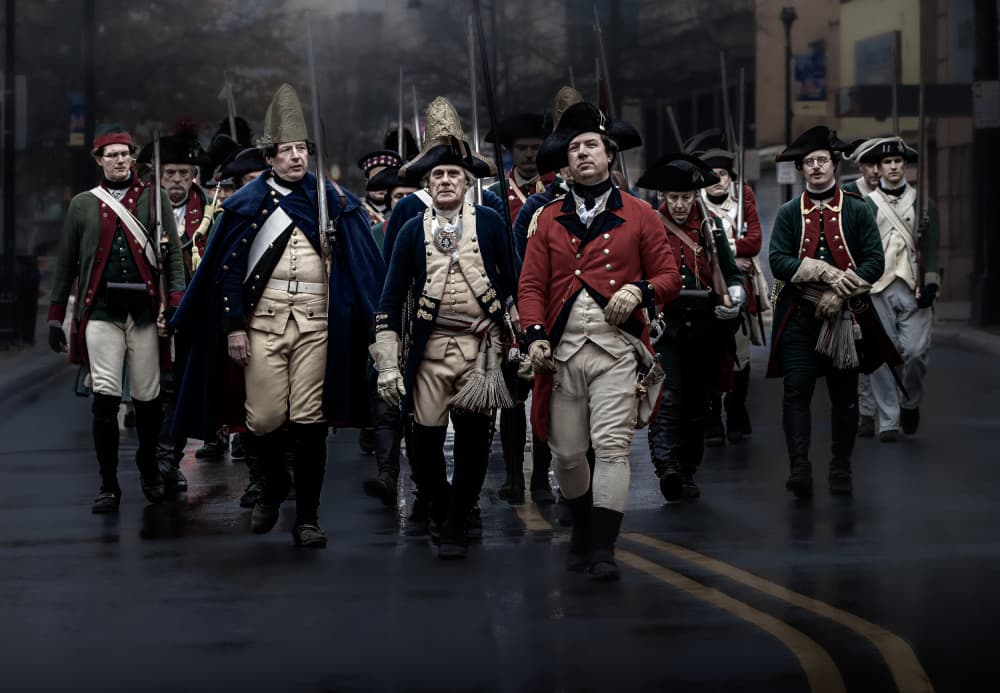 Revolutionary War March by Kenneth-Wei Zeng — canvas wall art