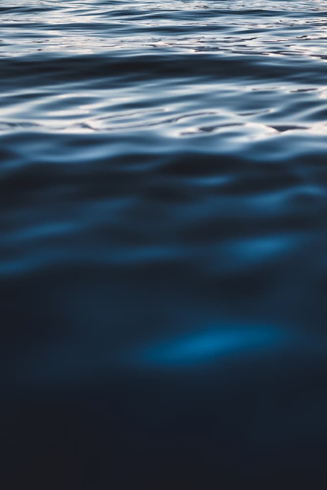 Ocean's Deep Blue Glow by Tim Mossholder — canvas wall art