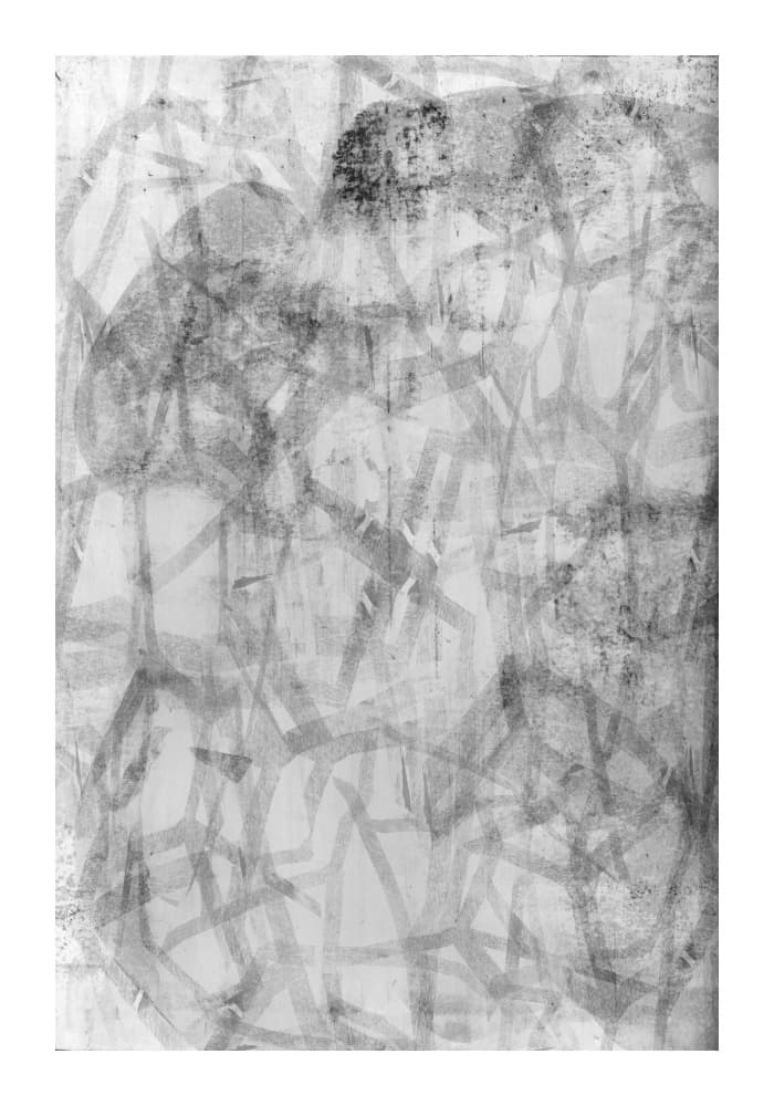 Textured Monochrome Abstract by cartissi — canvas wall art