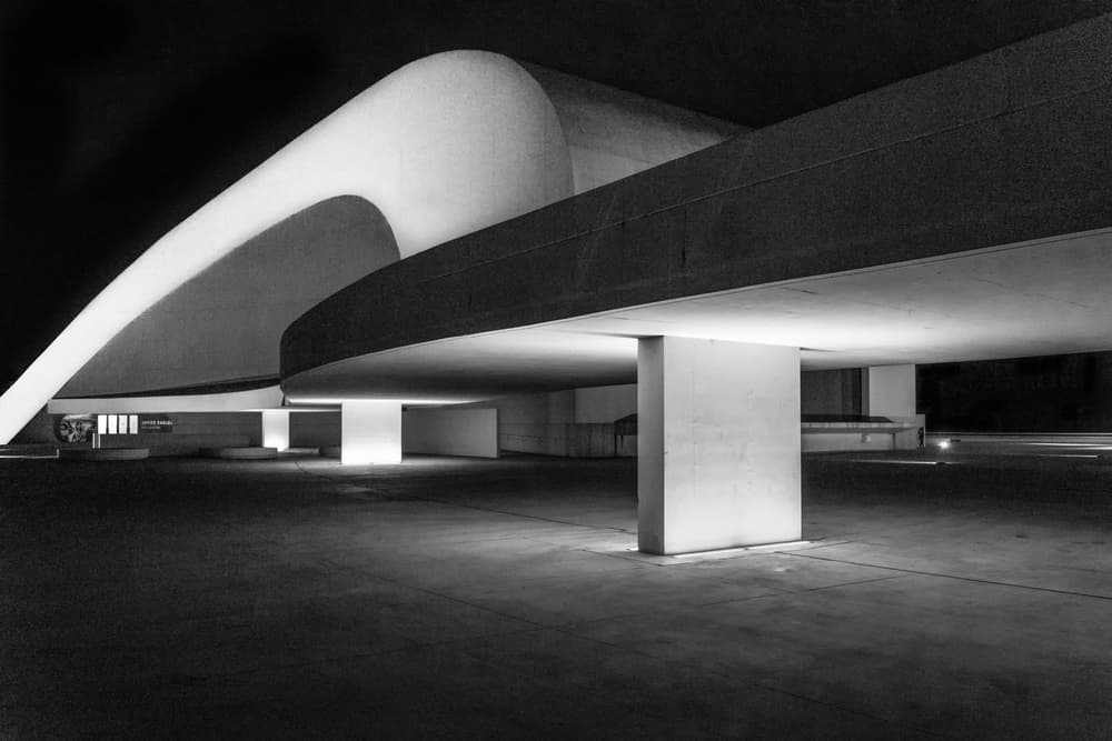 Minimalist Concrete Curves by Luc Vangindertael (laGrange) — canvas wall art