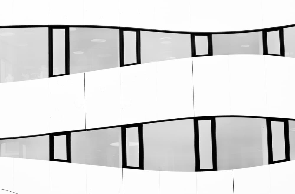 Abstract White Architecture by swapnil deshpande — canvas wall art