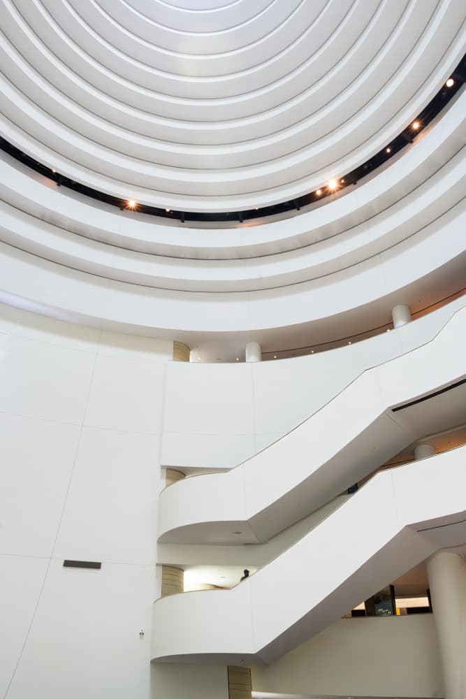 White Spiral Architecture by Rafael L. Bardají — canvas wall art