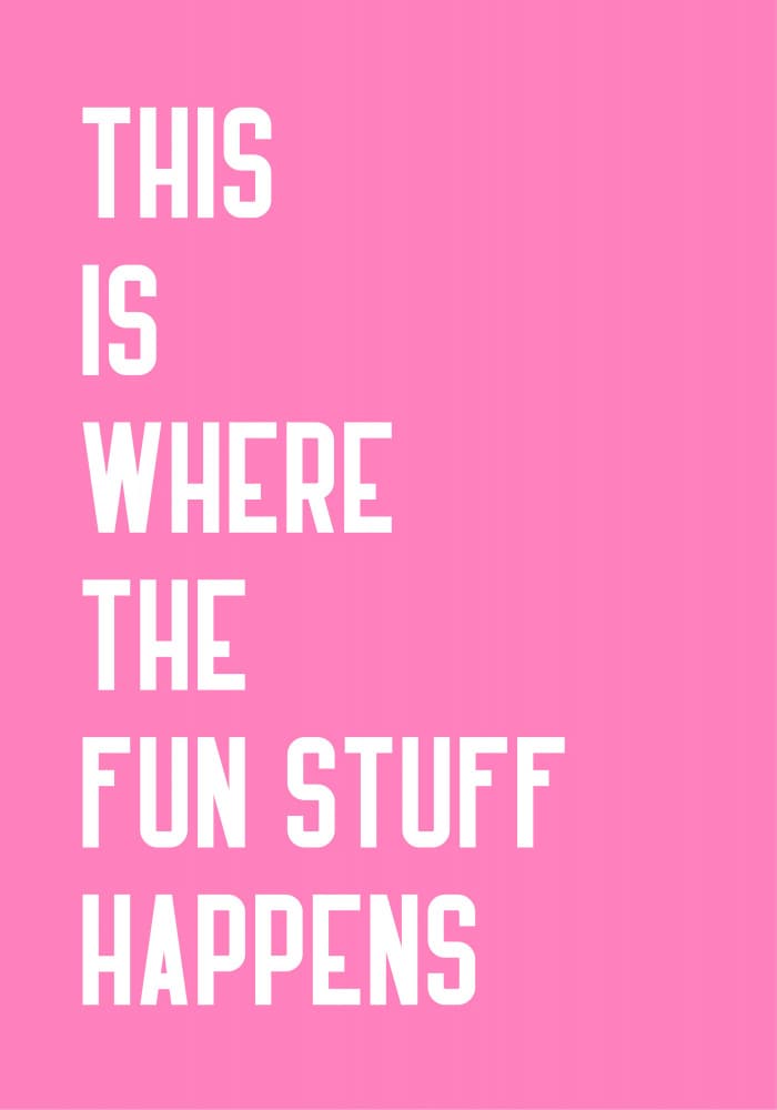 Where The Fun Stuff Happens by Athene Fritsch — canvas wall art