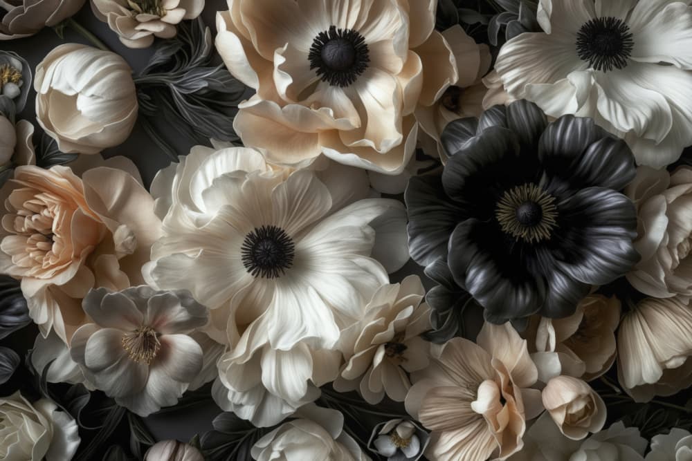 Baroque Botany Beauty by Andrea Haase — canvas wall art