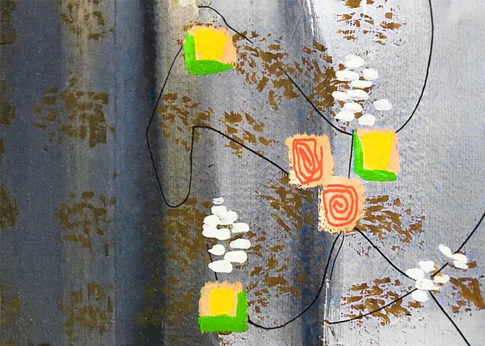 Abstract Geometric Swirls by Lori Ann Folz — canvas wall art