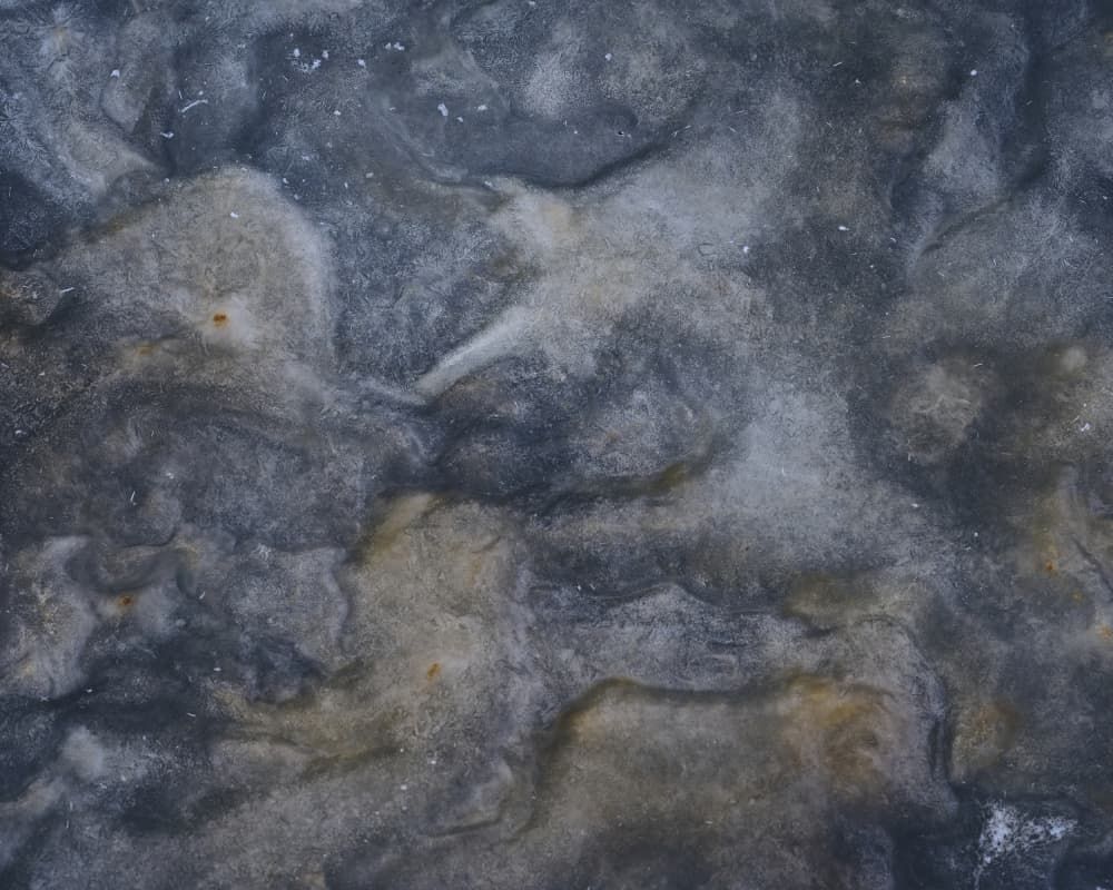 Frozen Ice Abstract by Hamed Bank — canvas wall art