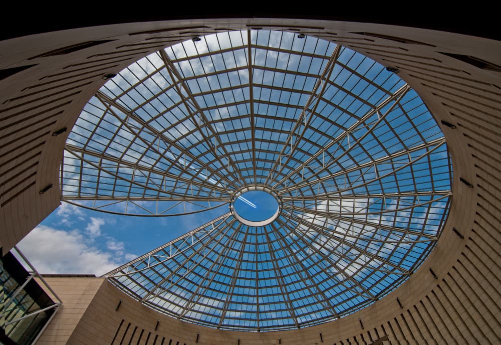 Modern Glass Dome Sky by Hans Günther — canvas wall art