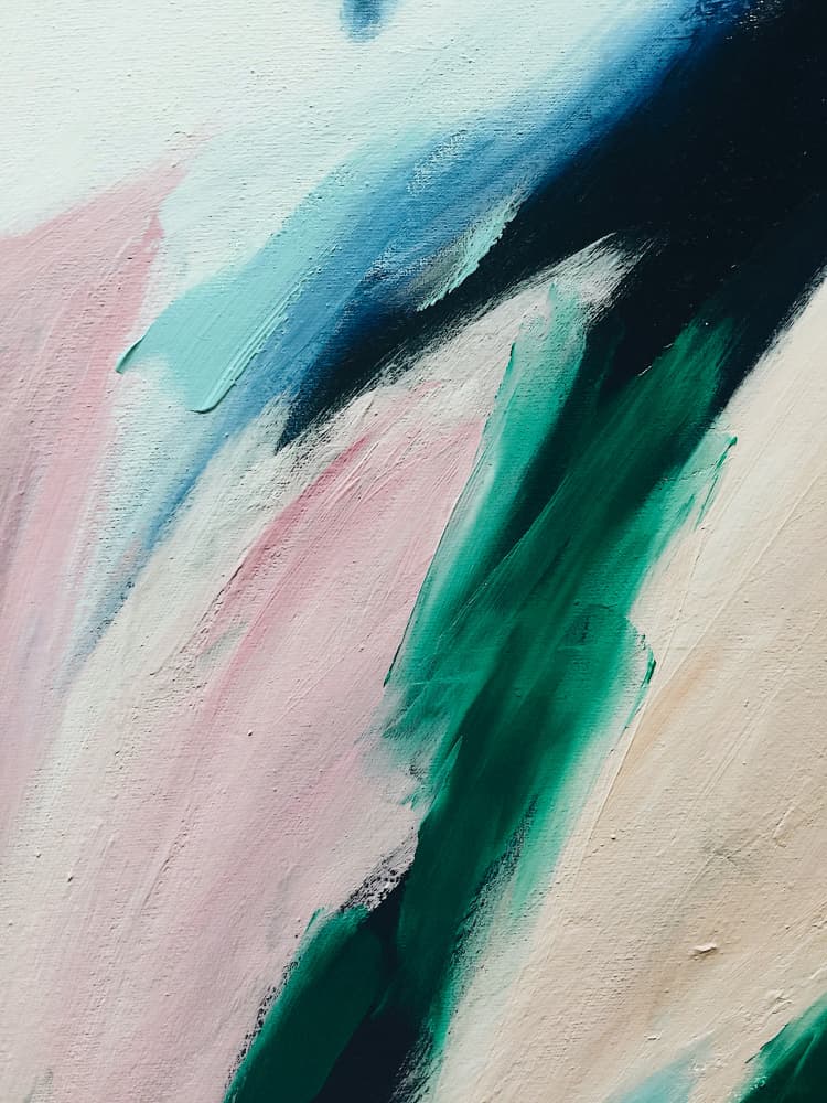 Flowing Abstract Colors by Ejaaz Haniff — canvas wall art