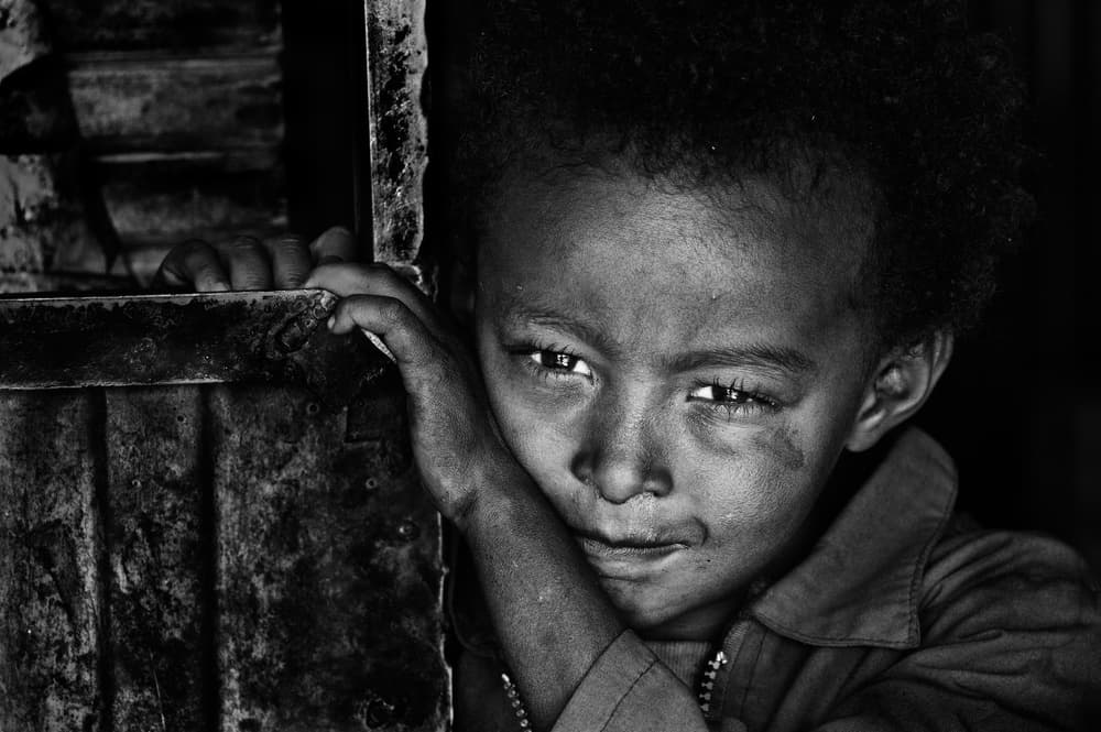 Young Boy's Gaze by Giovanni Cavalli — canvas wall art