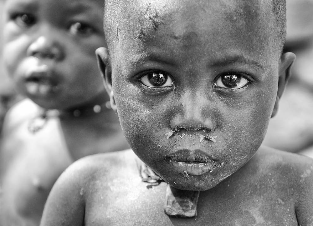 African Child Gaze by Joxe Inazio Kuesta Garmendia — canvas wall art