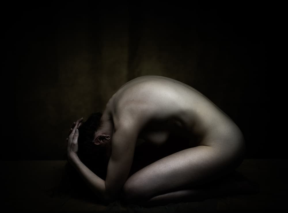 Quiet Solitude Figure by Ruth Franke — canvas wall art
