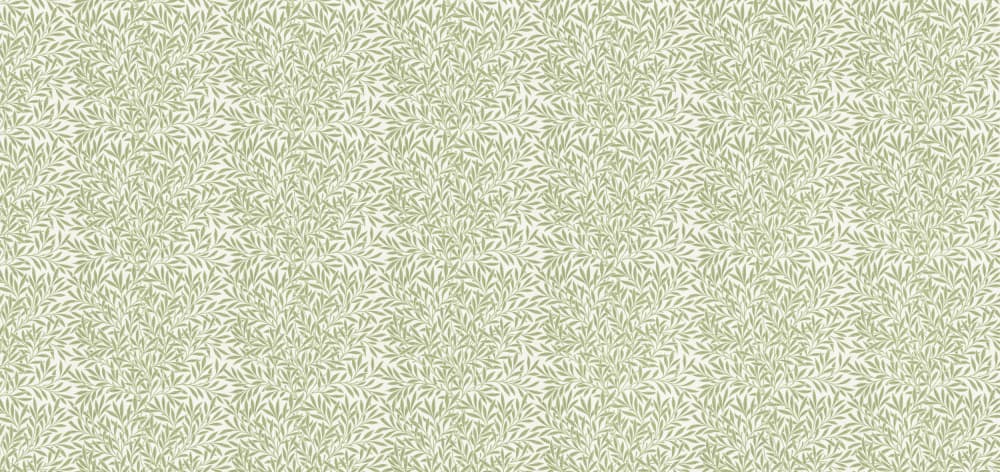 Morris Green Full Wall by William Morris — canvas wall art