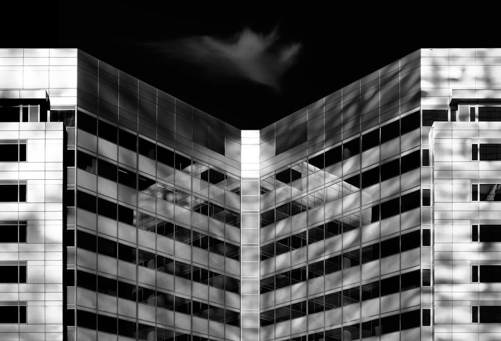 Modern Architectural Reflections by Greetje van Son — canvas wall art