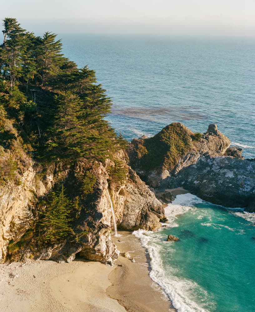 Waterfall Beach View by Bethany Young — canvas wall art