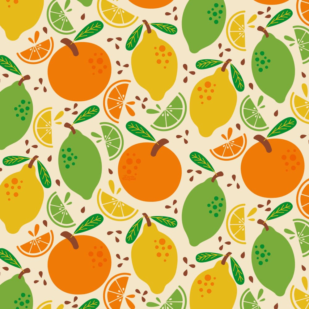 Citrus Squeeze by Carrie Cantwell — canvas wall art