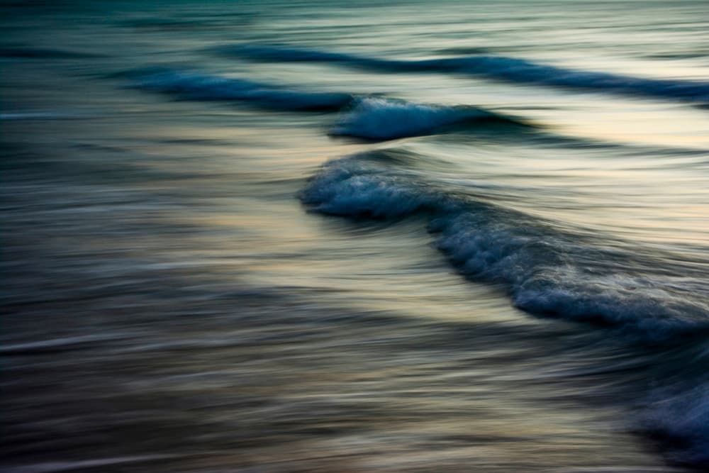 Abstract Ocean Waves by Tal Paz-Fridman — canvas wall art
