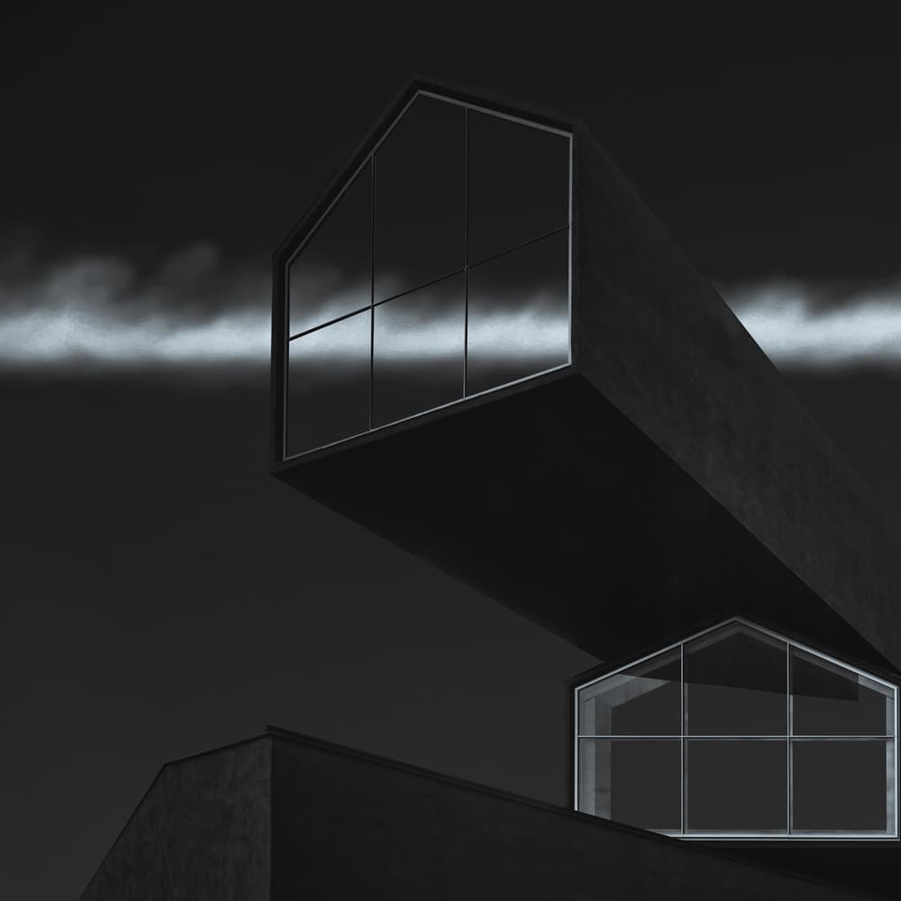 Stark Modern Architecture by Luc Vangindertael (laGrange) — canvas wall art