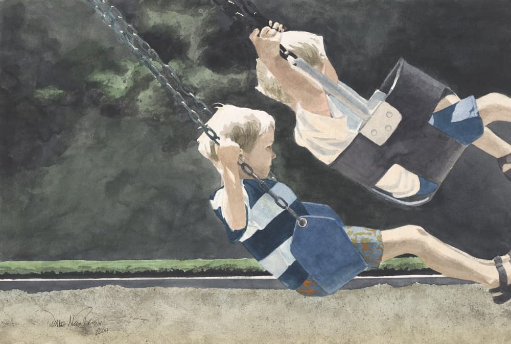 Swingers by Duane A. Brown — canvas wall art