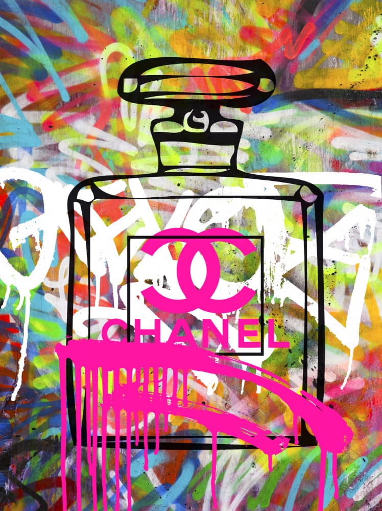Vibrant Perfume Graffiti by PASLIER Morgan — canvas wall art