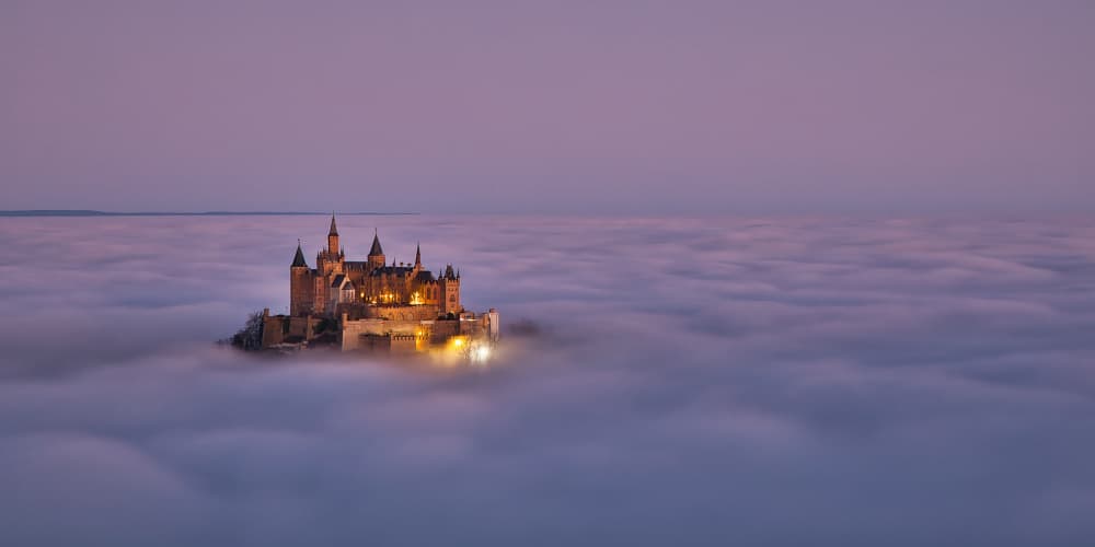 Castle in the Clouds by Judith Kuhn — canvas wall art