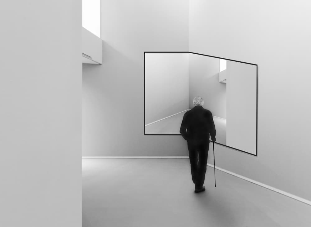 Solitary Architectural Journey by Huib Limberg — canvas wall art