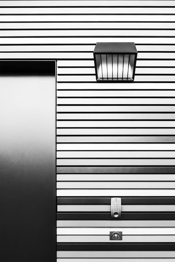 Sleek Striped Architecture by Burghard Nitzschmann — canvas wall art