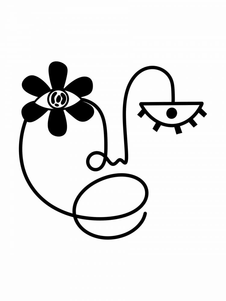Eye Bloom 2 by Shatha Al Dafai — canvas wall art