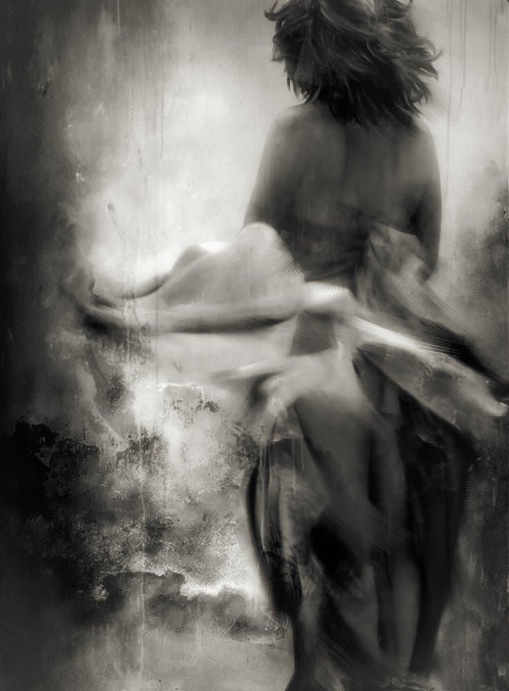 Ethereal Dancing Figure by Charlaine Gerber — canvas wall art