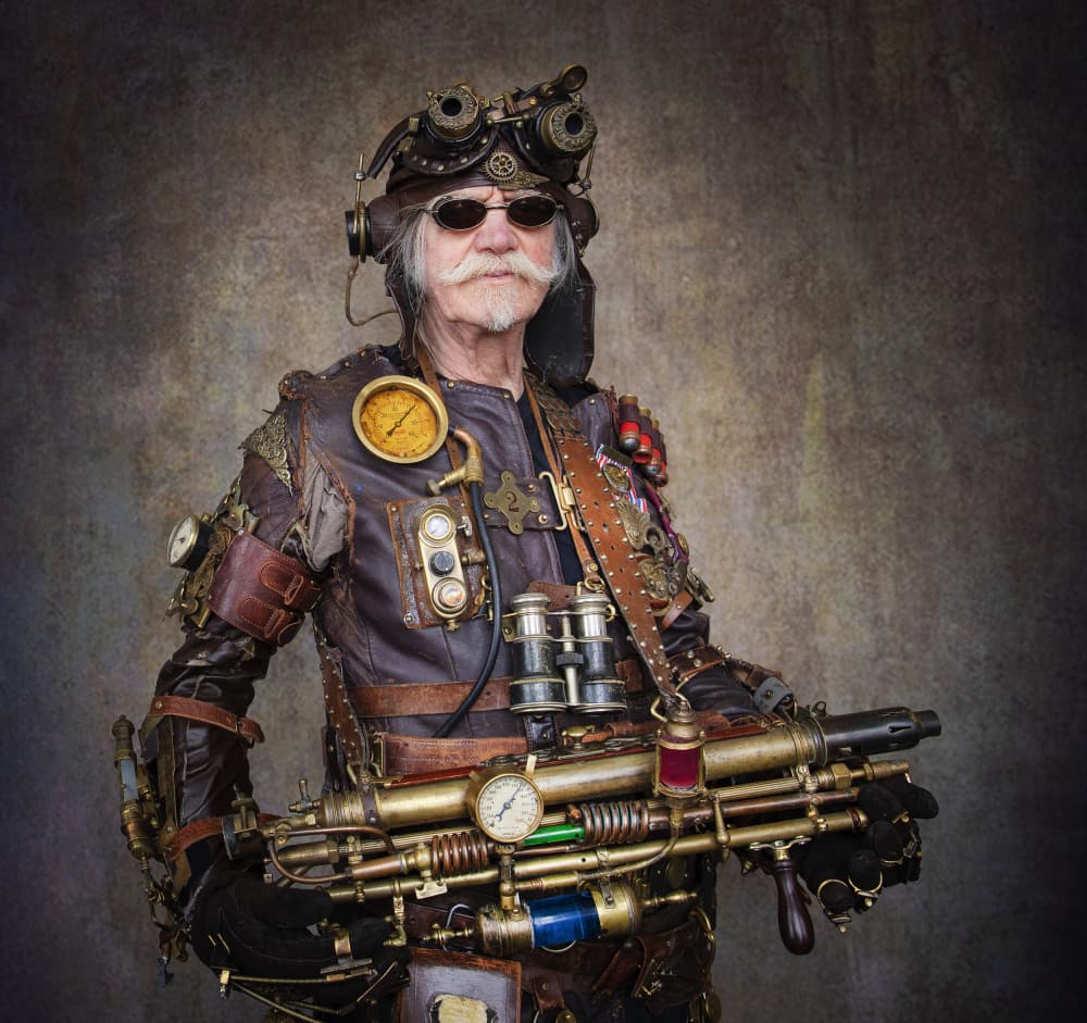 Steampunk Inventor by Daniel Springgay — canvas wall art