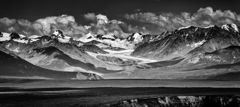 Dramatic Mountain Glacier by Jeffrey C. Sink — canvas wall art