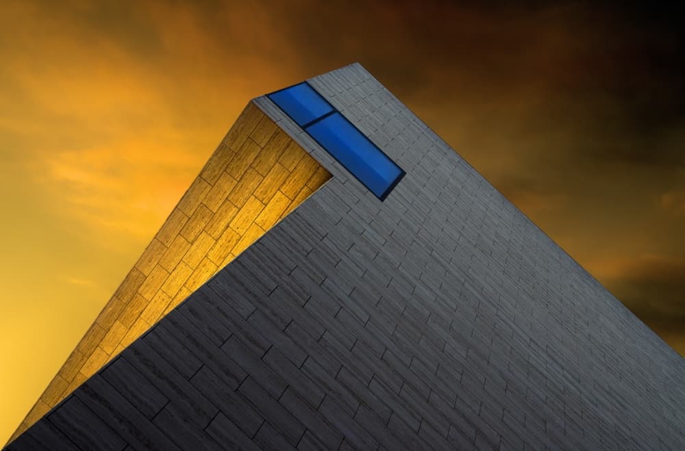 Golden Hour Pyramid by Gilbert Claes — canvas wall art