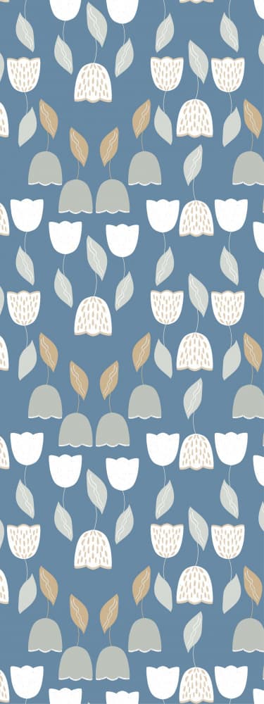 Whimsical Floral Pattern by Aliya Putrus — canvas wall art