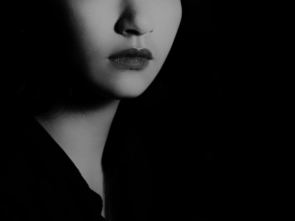 Mysterious Woman Close Up by Jacob Tuinenga — canvas wall art