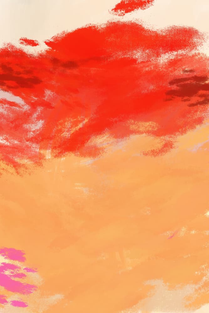Fiery Sunset Clouds by Simona Gocan — canvas wall art