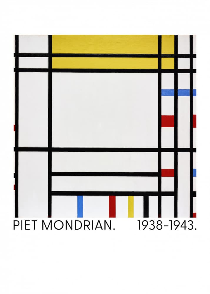 Place de la Concorde by Piet Mondrian — canvas wall art