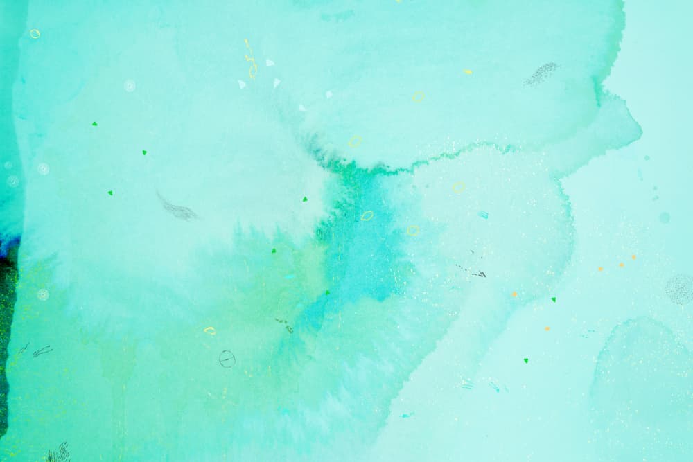 Sparkling Teal Waters by Miriam Stayte — canvas wall art