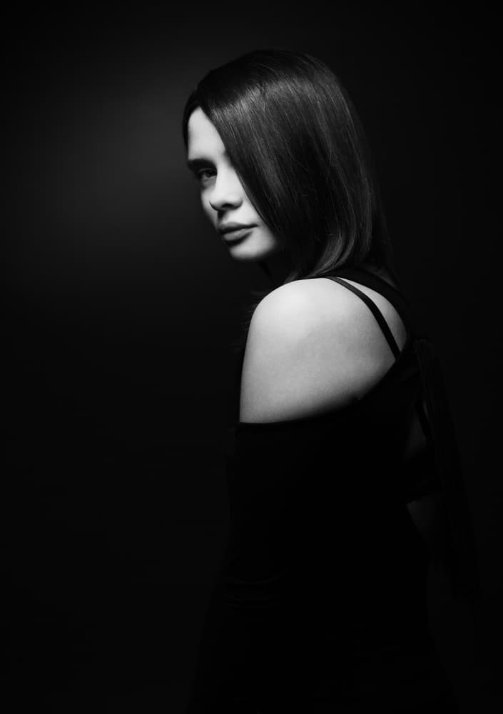 Mysterious Glance by Artem Vasilenko — canvas wall art