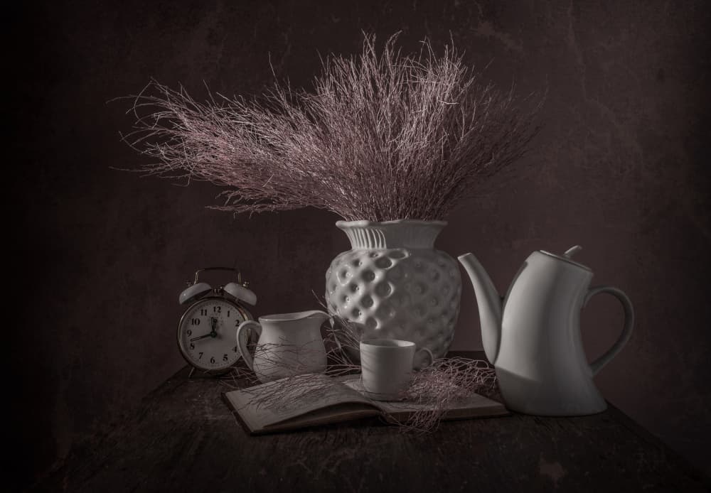 Quiet Tea Time by Margareth Perfoncio — canvas wall art