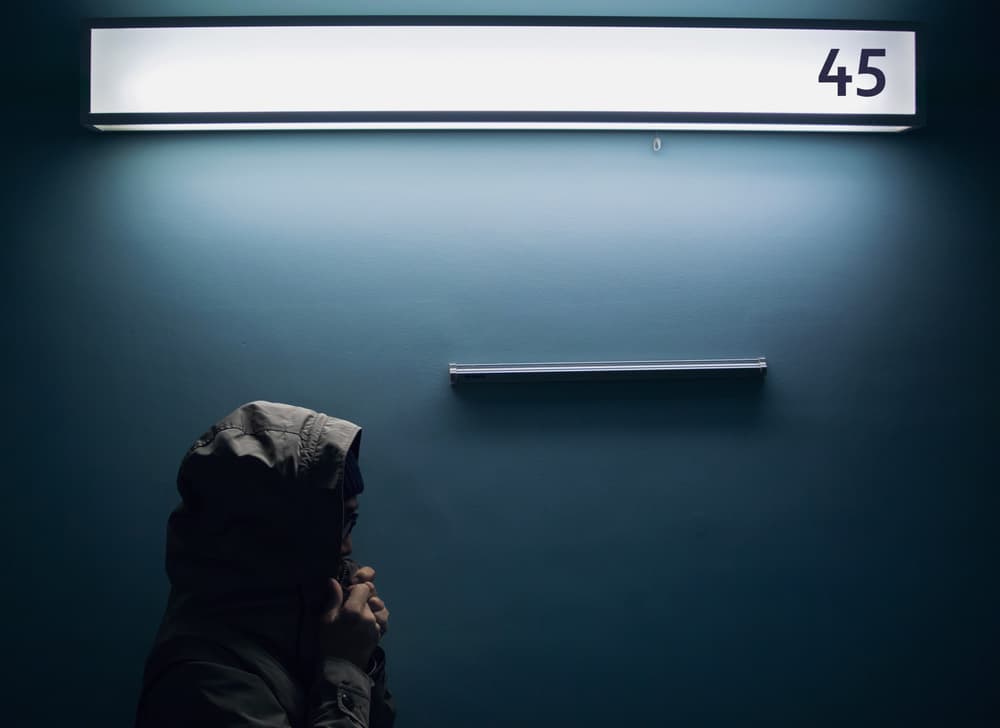 Hooded Figure 45 by Takashi Suzuki — canvas wall art