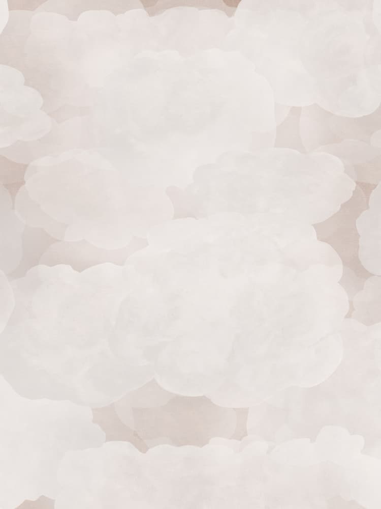 Soft Dreamy Clouds by Karen Menzenbach — canvas wall art