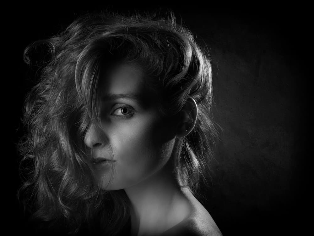 Intense Gaze Portrait by Luc Stalmans — canvas wall art