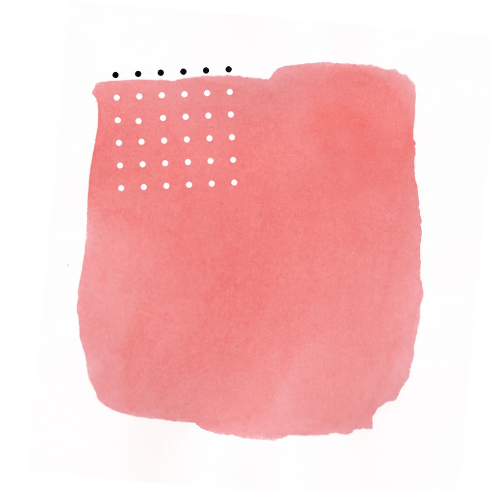 Pink Dots Abstract by amini54 — canvas wall art